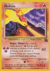 Moltres 21 Non-Holo Black Star Promo - The Power of One Theatrical Release